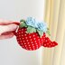 Crochet flower teapot, amigurumi teapot