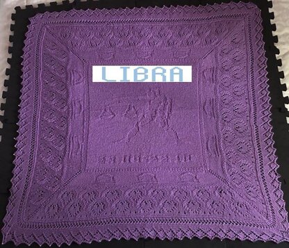 Nr. 17 Zodiac Libra Baby blanket