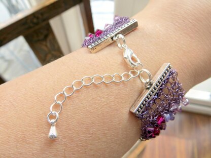 Crystal & Wire Bracelet