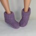 Rib Cuff Super Chunky Slipper Boots