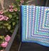 Aquamarine Granny Rectangle Baby Blanket