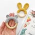 Bunny ears and Bear ears crochet baby teether pattern