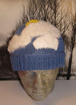 Little Fluffy White Clouds Beanie Hat