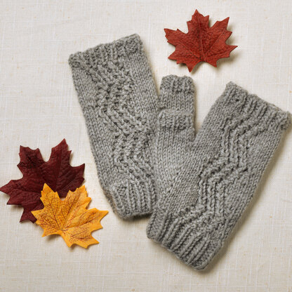 1370 Opal - Gloves Knitting Pattern for Men and Women in Valley Yarns Amherst