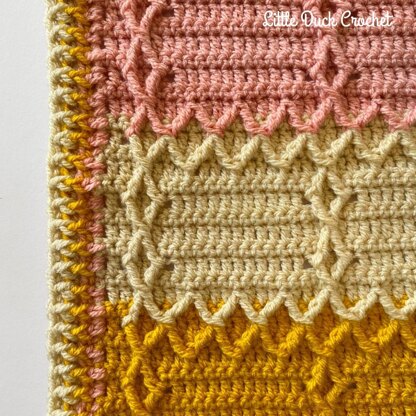 Autumn Trellis Blanket