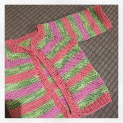 Teeny baby cardigan