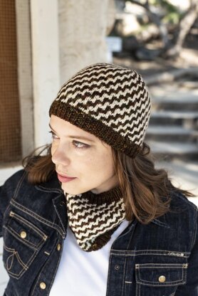 Murrine Hat and Cowl