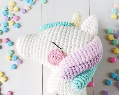 Haruka the magical unicorn amigurumi crochet pattern by amigurumei