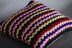 Double v stitch pillow cover