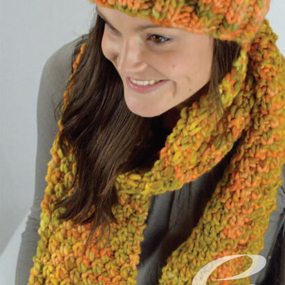 Scarf & Beanie in Ella Rae Lush Merino - ER24-01 - Downloadable PDF