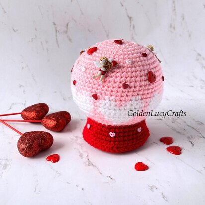 Valentine’s Day Snow Globe