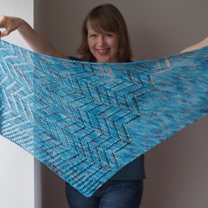Halley Shawl - knitting pattern