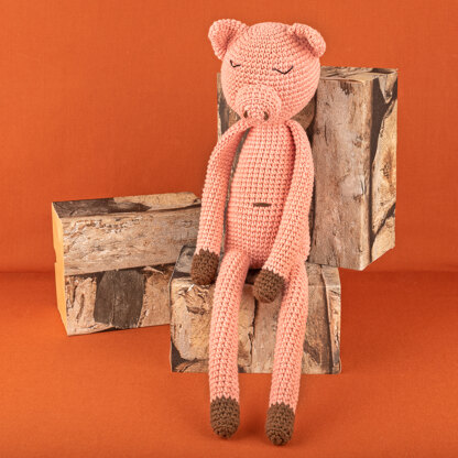 Patty Pig in Yarn and Colors Baby Fabulous - YAC100128 - Downloadable PDF