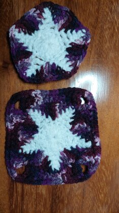 Granny square with a star