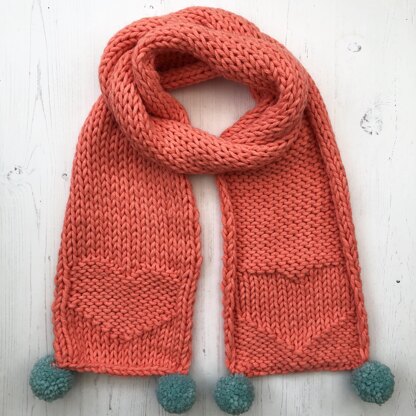 Candy Heart Scarf