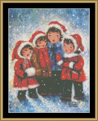 FOUR CHRISTMAS CAROLERS