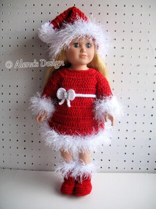 Christmas Doll Outfit