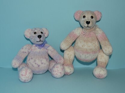 The Button Twin Teddy Bears