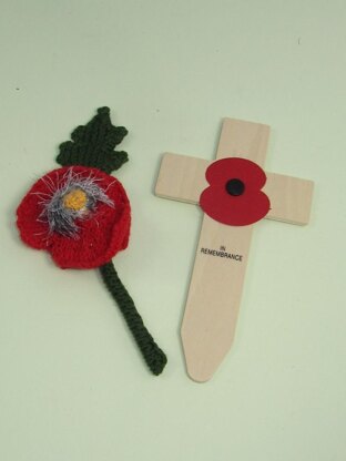 Free Poppy Flower Buttonhole Accessory