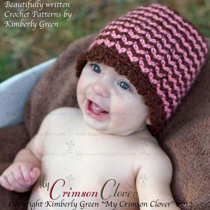 Baby Beanie - "Petite Shells Hat"