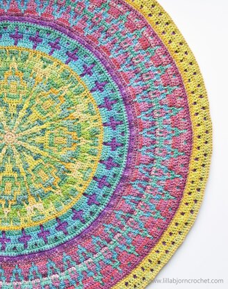 Ocean Time Mandala Rug