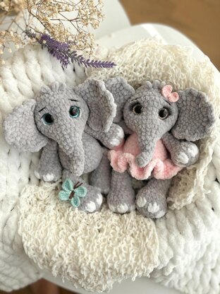 Plush elephant toy