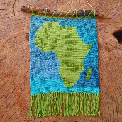 Africa Hanging Map