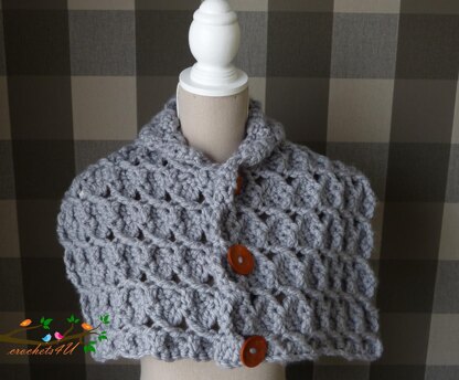 Neckwarmer with buttons