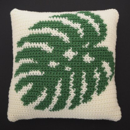 Monstera cheeseplant cushion pillow