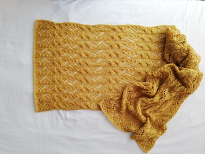 Spring Rye stole