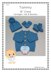 Tommy cardigan hats, booties & mitts baby knitting pattern