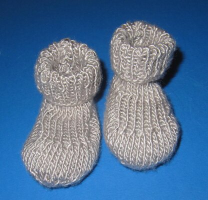 Baby Silver Silk Boots