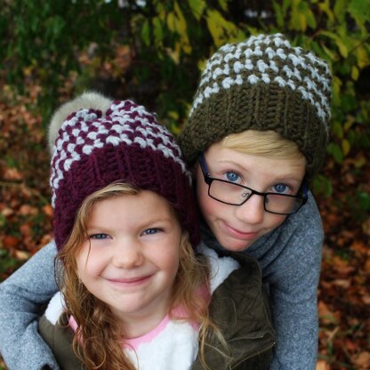 Chunky Patterned Family Toques