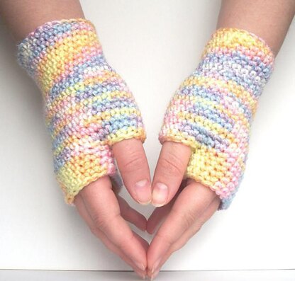 One Stitch Fingerless Gloves