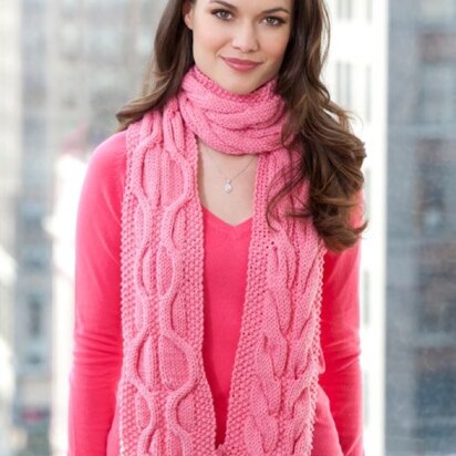 Compassion Scarf in Red Heart Super Saver Economy Solids - LW2776