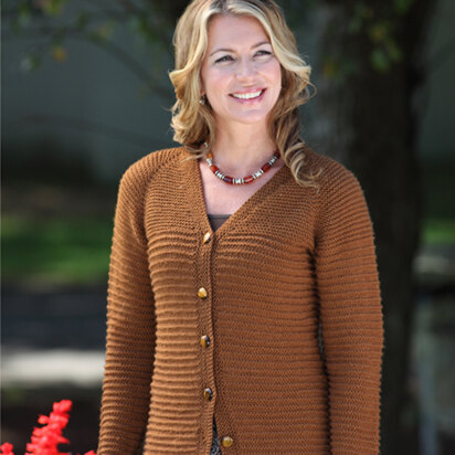 416 Dylan Cardigan - Knitting Pattern for Women in Valley Yarns Colrain