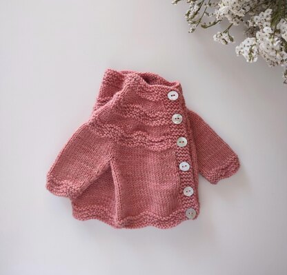 Gartinette Baby Cardigan | Preemie - 24 months.