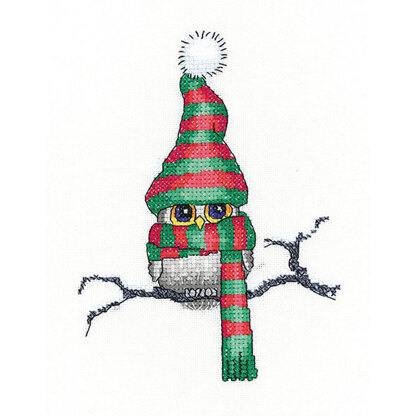 Heritage Ollie Owl Cross Stitch Kit - 11.5cm x 15.5cm