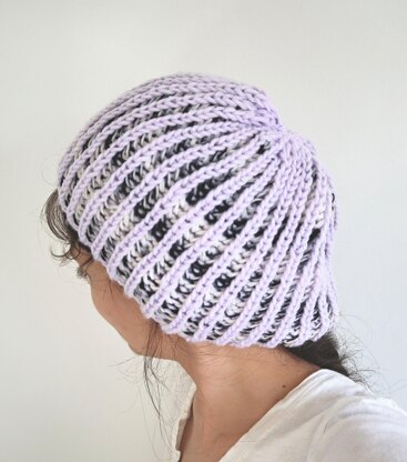 Two Color Fisherman's Rib Beanie