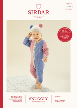 Romper in Sirdar Snuggly DK - 5490 - Downloadable PDF