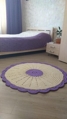 Purple rug