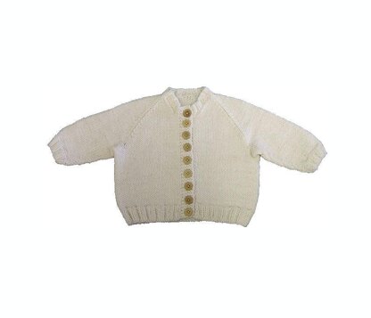 All Buttoned Up No Sew Raglan Cardigan