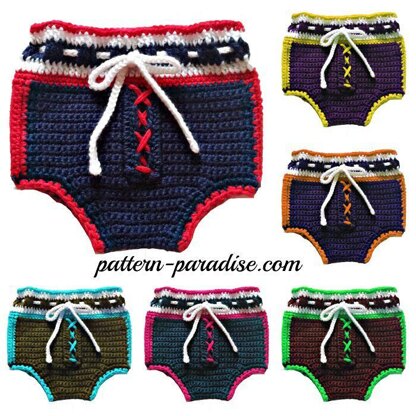 Football Diaper Covers PDF 12-058