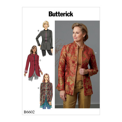 Butterick Misses'/Misses' Petite Jacket B6602 - Sewing Pattern
