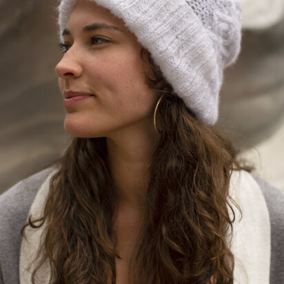 Women's Hat The Midtown Collection in Universal Yarn Rozetti Yarns Merino Mist - Downloadable PDF