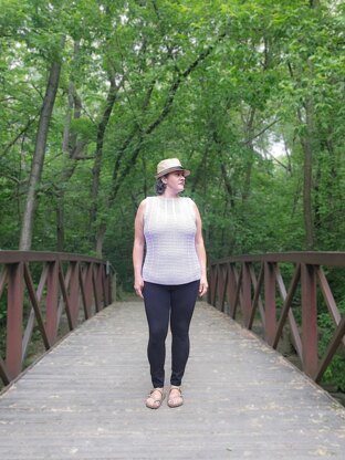 Wenonah Filet Crochet Top
