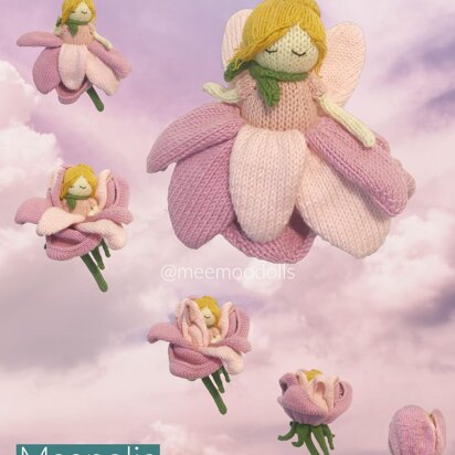 Magnolia in knitting. Amigurumi Knits.