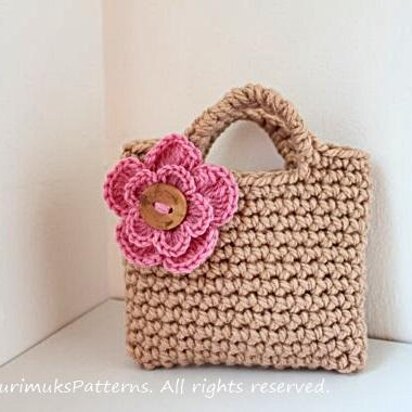 Beige n Pink little purse