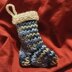 Mini Christmas stocking ornament