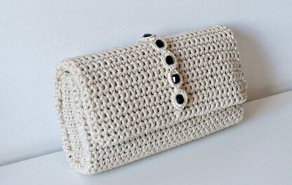 Crochet Strass Pochette Bag